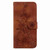 For Tecno Spark 8 Pro Lily Embossed Leather Phone Case(Brown)