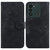 For Tecno Spark Go 2022 / Spark 8C Lily Embossed Leather Phone Case(Black)