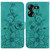 For Tecno Pova 5 Lily Embossed Leather Phone Case(Green) For Tecno Pova 5 Lily Embossed Leather Phone Case(Green)