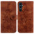 For Tecno Pova Neo 2 Lily Embossed Leather Phone Case(Brown)