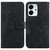 For Honor 80 SE Lily Embossed Leather Phone Case(Black)