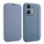 For iPhone 12 mini Imitate Liquid Skin Feel Leather Phone Case with Card Slots(Grey)