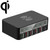 818PF 5 USB Ports + Type-C Smart Digital Display Wireless Phone Charger, Style: EU Plug (Black)