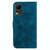 For Infinix Hot 11s NFC / X6812B Lily Embossed Leather Phone Case(Dark Blue)