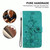 For iPhone 15 Pro Max Lily Embossed Leather Phone Case(Green)