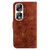 For Honor 90 Pro Lily Embossed Leather Phone Case(Brown)