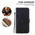 For iPhone 15 Pro Max Lily Embossed Leather Phone Case(Black)