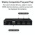 Measy SWH4631 4K 60Hz 3 In 1 Out HDMI Converter Switcher, Plug Type: EU Plug (Black)