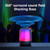 Zealot S66 Portable RGB Light Wireless Bluetooth Speaker Outdoor Subwoofer(Black)