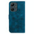 For Infinix Hot 30i / X669C Lily Embossed Leather Phone Case(Dark Blue)