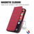 For iPhone 15 Pro Max Retro Skin Feel Magnetic Flip Leather Phone Case(Red)