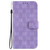 For Samsung Galaxy A51 Double 8-shaped Embossed Leather Phone Case(Purple)