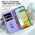 For Samsung Galaxy A51 Double 8-shaped Embossed Leather Phone Case(Purple)