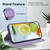 For Samsung Galaxy A51 Double 8-shaped Embossed Leather Phone Case(Purple)