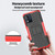 For Motorola Moto E13 Tire Texture TPU + PC Phone Case with Holder(Purple)