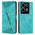 For Infinix Note 30 VIP Dream Triangle Leather Phone Case with Lanyard(Green)