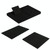 24x18.5x2.5cm Display Tray Black Microfiber Necklace Ring Jewelry Display Live Jewelry Prop Rack
