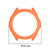 For Garmin Approach S70 42mm Armor Hollow Watch Protective Case(Orange)