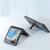 For Samsung Galaxy Z Flip5 Diamond Series Black Edge Phone Case with Holder(Black)