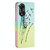 For OPPO A78 5G Colored Drawing Pattern Leather Phone Case(Feather)