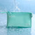 Portable Waterproof PVC Toiletry Bag Cosmetic Storage Bag Travel Clutch(Yellow)