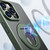 For iPhone 15 Pro Max Rotating Ring Magnetic Holder Phone Case(Green)