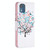 For Nokia C02 Colored Drawing Pattern Leather Phone Case(Tree)