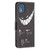 For Nokia C02 Colored Drawing Pattern Leather Phone Case(Smirk)