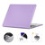 For MacBook Air 15.3 A2941 ENKAY US Version 3 in 1 Crystal Protective Case with TPU Keyboard Film & Anti-dust Plugs(Light Purple)