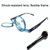 Makeup Magnifying Glass Presbyopic Glasses Flip Swivel Reading Glasses, Degree: +200(Yellow Frame)