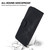 For Samsung Galaxy A51 7-shaped Embossed Leather Phone Case(Black)