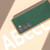 For Samsung Galaxy Z Fold5 Nano Electroplating Cross Texture Genuine Leather Phone Case(Green)
