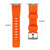 For Apple Watch 2 38mm Double Ring Silicone Watch Band(Orange)