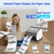 Phomemo D520-BT Bluetooth Thermal Shipping Label Printer Wireless Desktop Printer For Barcode Address Labels, Size: EU(Black White)