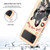 For Samsung Galaxy Z Flip4 Electroplating Marble Dual-side IMD Phone Case(Lucky Dog)