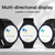 For Samsung Galaxy Watch 6 40mm Half-inclusive PC Watch Protective Case(White)