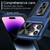 For iPhone 15 Pro Max Camshield Robot TPU Hybrid PC Phone Case(Blue)