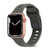 For Apple Watch SE 2022 40mm Square Buckle Stripes Silicone Watch Band(Dark Green) For Apple Watch SE 2022 40mm Square Buckle Stripes Silicone Watch Band(Dark Green)