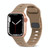 For Apple Watch 6 44mm Square Buckle Stripes Silicone Watch Band(Brown) For Apple Watch 6 44mm Square Buckle Stripes Silicone Watch Band(Brown)