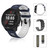 For Samsung Galaxy watch 5 Golf Edition 20mm Two-color Silicone Watch Band(Midnight Blue + White)