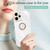 For Xiaomi Redmi 12 4G XINLI Straight Edge 6D Electroplate TPU Phone Case with Ring Holder(Cherry Purple)