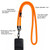 10mm Thick Rope Mobile Phone Lanyard Spacer Adjustable Anti Theft Phone Strap(NO.5 Green and Blue)