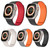 For Apple Watch SE 44mm Magnetic Loop Silicone Watch Band(Starlight)