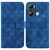 For Infinix Hot 20i Double 8-shaped Embossed Leather Phone Case(Blue)