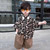 Boys Floral Shirt + Shorts Pants Set Summer Thin Children Short-sleeved Shirt, Size: 110cm
