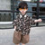 Boys Floral Shirt + Shorts Pants Set Summer Thin Children Short-sleeved Shirt, Size: 90cm