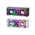 WK D45 10W Dual Speaker Transparent Mecha Bluetooth Speaker(White)