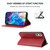 For Infinix Hot 20 5G Magnetic Closure Leather Phone Case(Red)