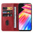 For Infinix Hot 30 Magnetic Closure Leather Phone Case(Red)
