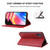For Infinix Hot 30 Magnetic Closure Leather Phone Case(Red)